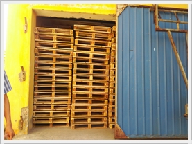 Sấy pallet trong những ngày độ ẩm cao Sấy pallet trong những ngày độ ẩm cao